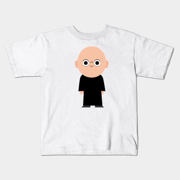 FESTER ADDAMS Kids T-Shirt by Fall Down Tree